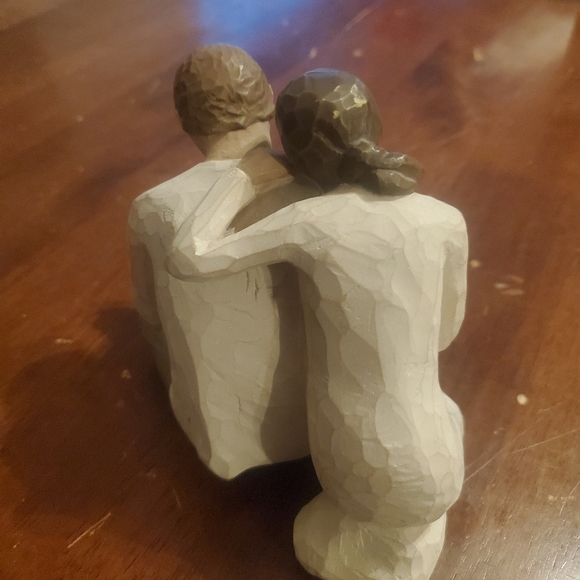 Willow Tree New Life Couple & Baby Family Figurine 2000 Susan Lordi - Picture 3 of 4